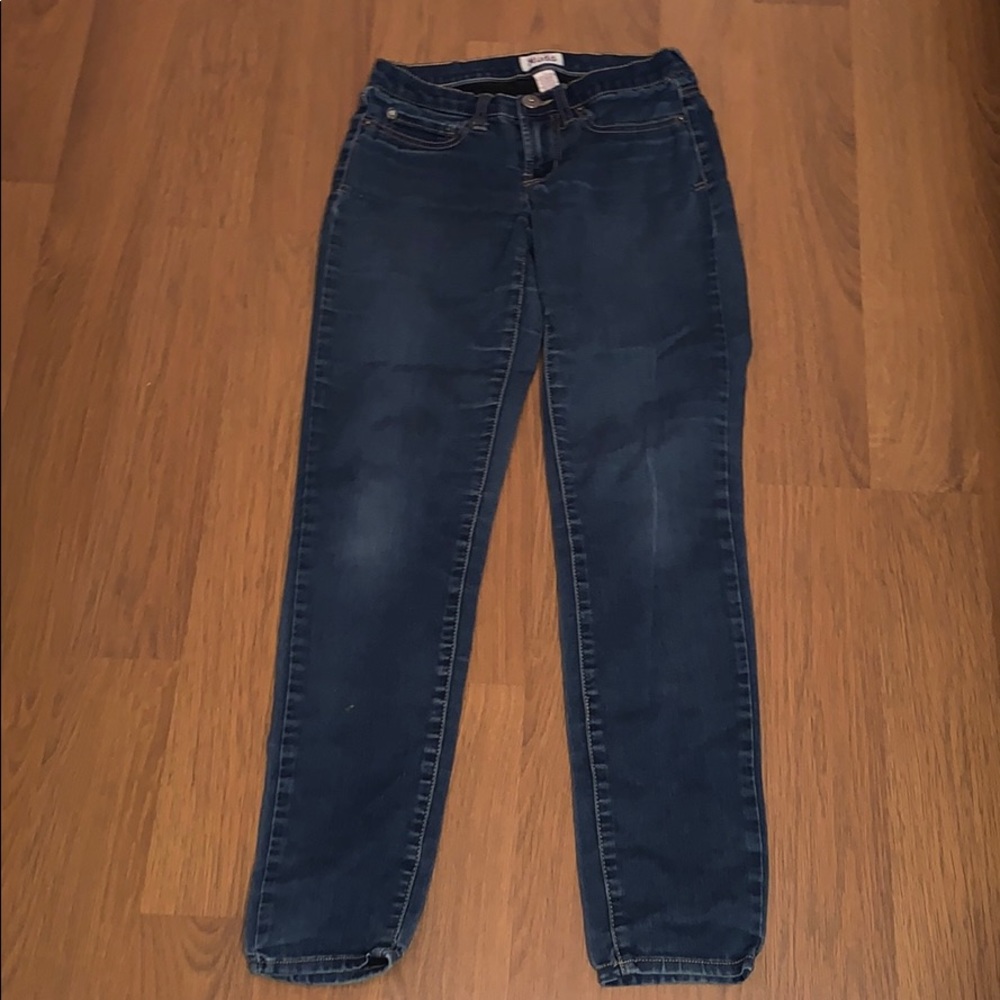 Blue jeggings